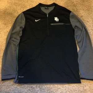Baylor Nike Dri-Fit Half-Zip Jacket